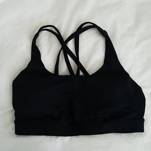 lululemon NEW - NEVER USED black energy bra sz 8
